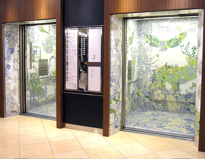 Lumine Transforms Elevators Into A Dreamscape Gallery — Elevator